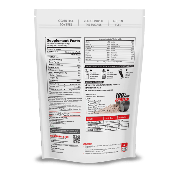 Load image into Gallery viewer, Eligator 100% Whey Protein (900g, 2lbs)