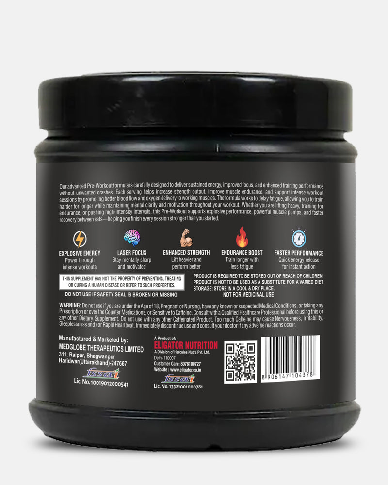 Load image into Gallery viewer, Eligator Mental Pre-Workout (200g) – 40 Servings
