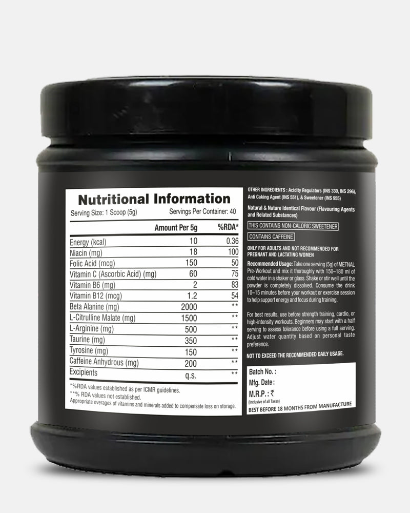 Load image into Gallery viewer, Eligator Mental Pre-Workout (200g) – 40 Servings