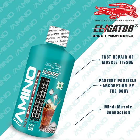 Eligator Pro Amino Liquid – 66 SERVING – Cola Blast