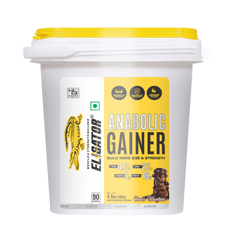 Load image into Gallery viewer, Eligator Anabolic Gainer 4.5kg with free Creatine Monohydrate - 100g