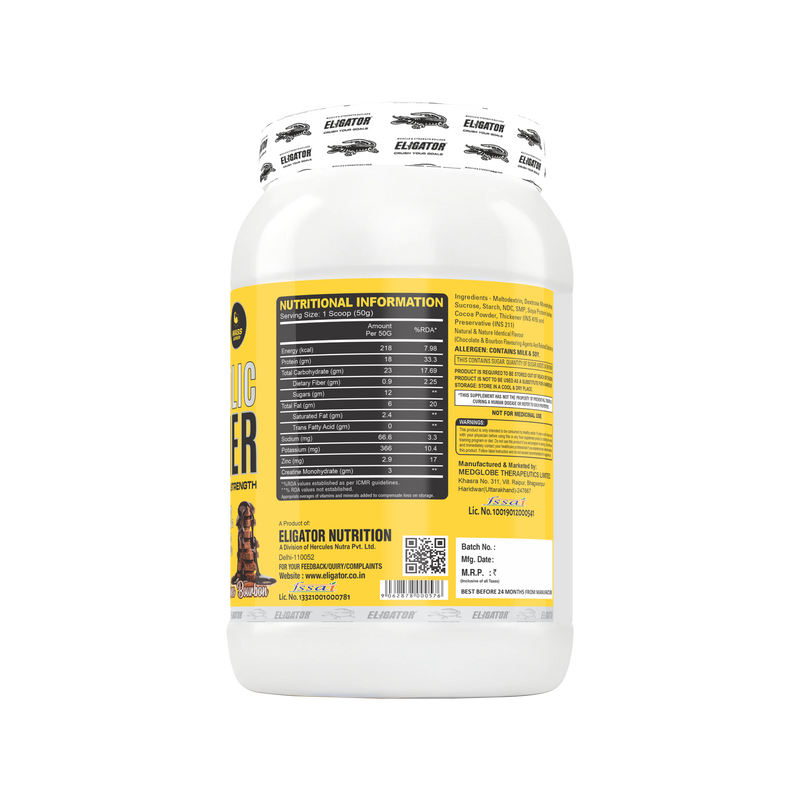 Load image into Gallery viewer, Eligator Anabolic Gainer 2lbs +Eligator Creatine Monohydrate Unflavoured 100g + Eligator Milk Thistle 60 Capsules.