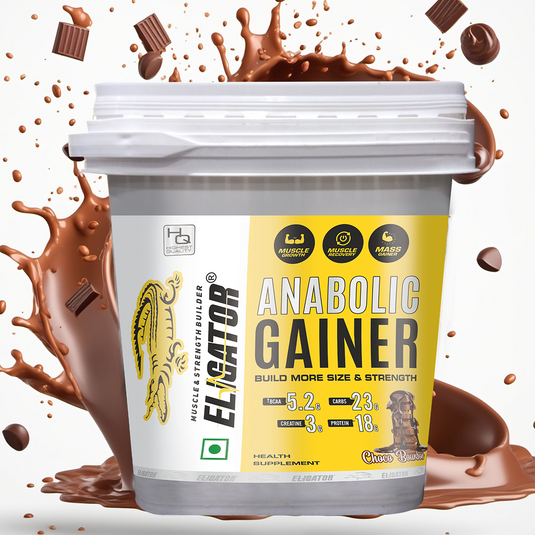 Eligator Anabolic Gainer 4.5kg with free Creatine Monohydrate - 100g