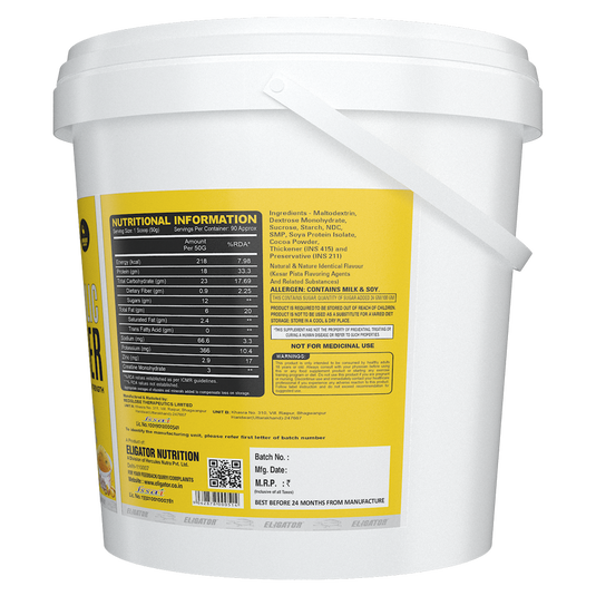 Eligator Anabolic Gainer 4.5kg with free Creatine Monohydrate - 100g