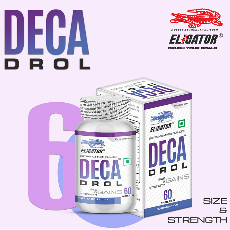 Load image into Gallery viewer, Eligator High Protein Weight Gainer 2.7Kg (6lbs) with FreeEligator Deca Drol Extreme Mass Builder 60 Tablets