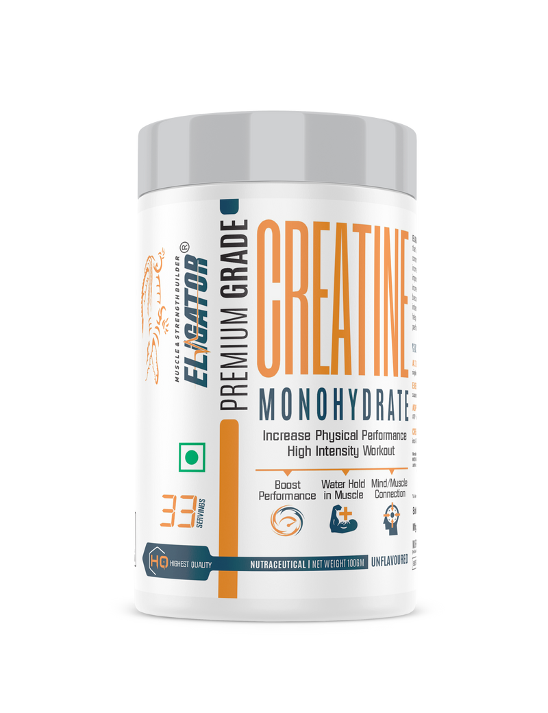 Load image into Gallery viewer, Eligator High Protein Weight Gainer 2.7Kg (6lbs) with Free Creatine Monohydrate 100gm (Unflavoured)