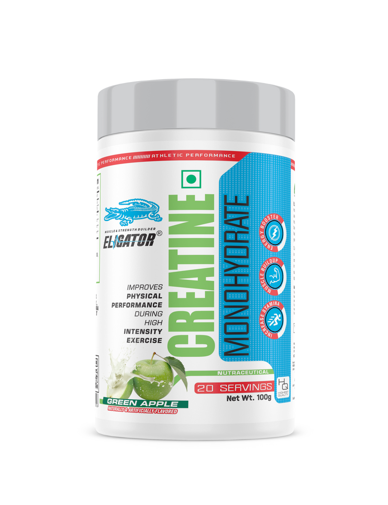 Load image into Gallery viewer, Eligator Creatine Monohydrate with Steel Shaker