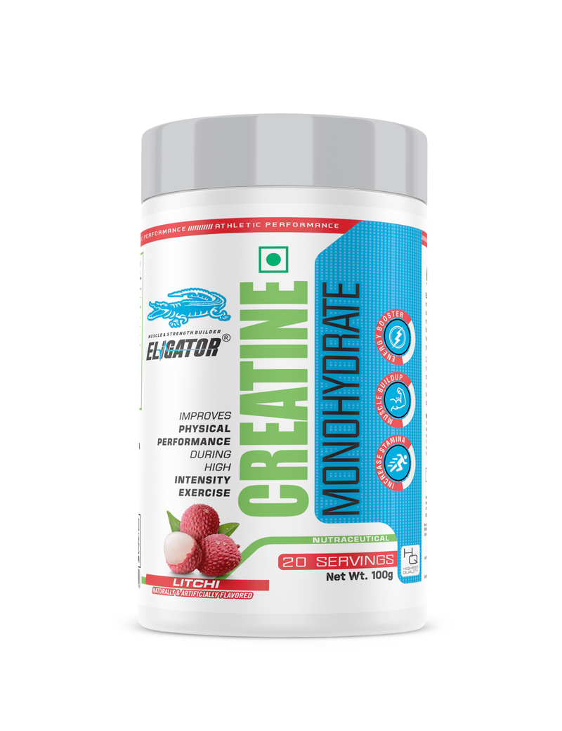 Load image into Gallery viewer, Eligator Creatine Monohydrate with Steel Shaker