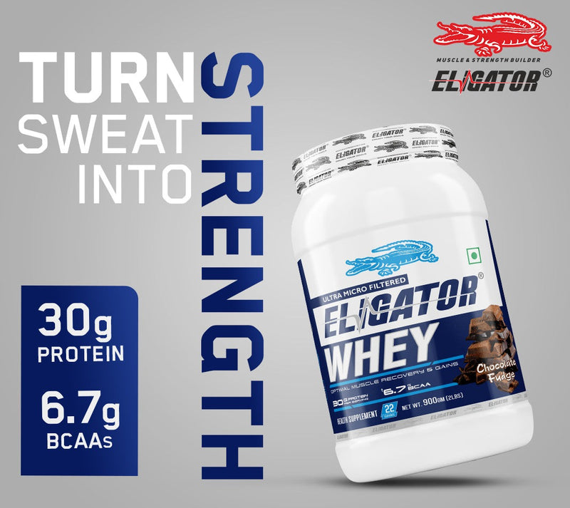 Load image into Gallery viewer, Eligator Whey Protein - 2kg with Free Creatine Monohydrate 100gm & Eligator L-Arginine 60 Tablets