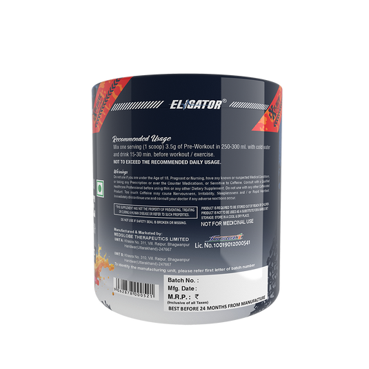 Eligator Explosive Pre Workout | 50 Servings