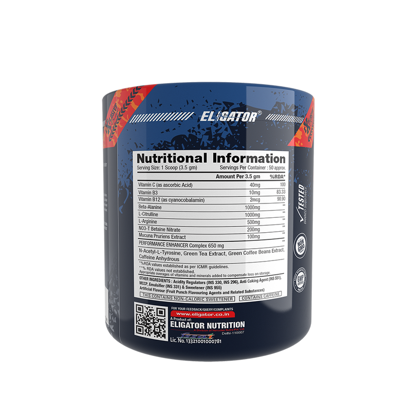 Load image into Gallery viewer, Eligator Explosive Pre Workout | 50 Servings