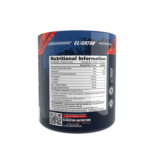 Eligator Explosive Pre Workout | 50 Servings