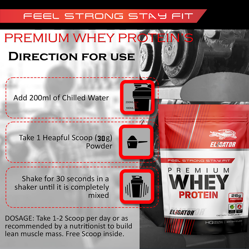 Load image into Gallery viewer, Eligator Premium Whey Protein 900g (2lbs)