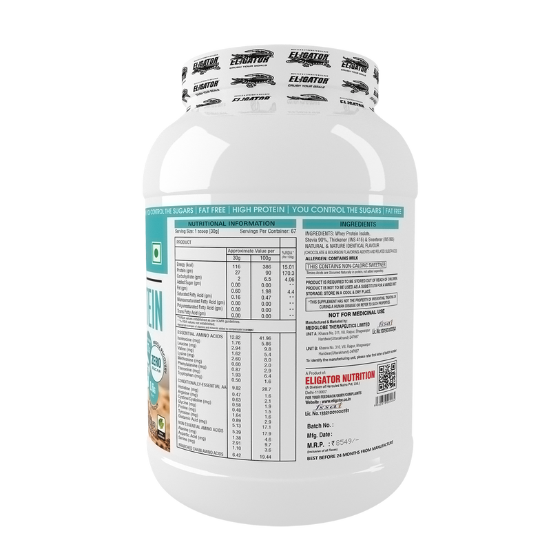 Load image into Gallery viewer, Eligator Whey Protein ISO Cool - 2kg with L-Carnitine - 30 Servings
