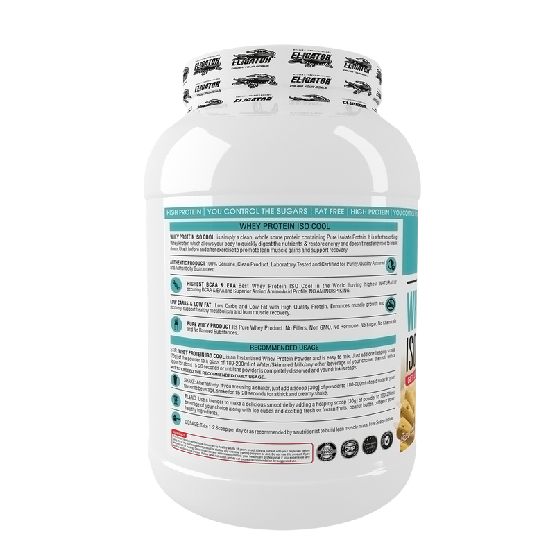 Load image into Gallery viewer, Eligator Whey Protein ISO Cool - 2kg with Free Creatine Monohydrate - 250g