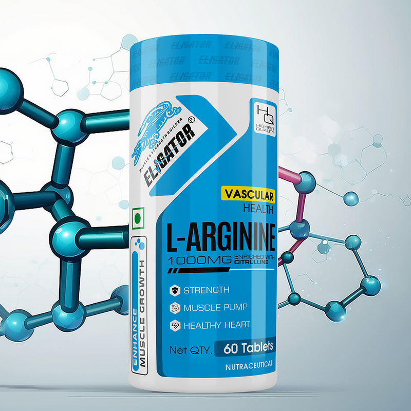 Load image into Gallery viewer, Eligator Whey Protein - 2kg with Free Creatine Monohydrate 100gm & Eligator L-Arginine 60 Tablets
