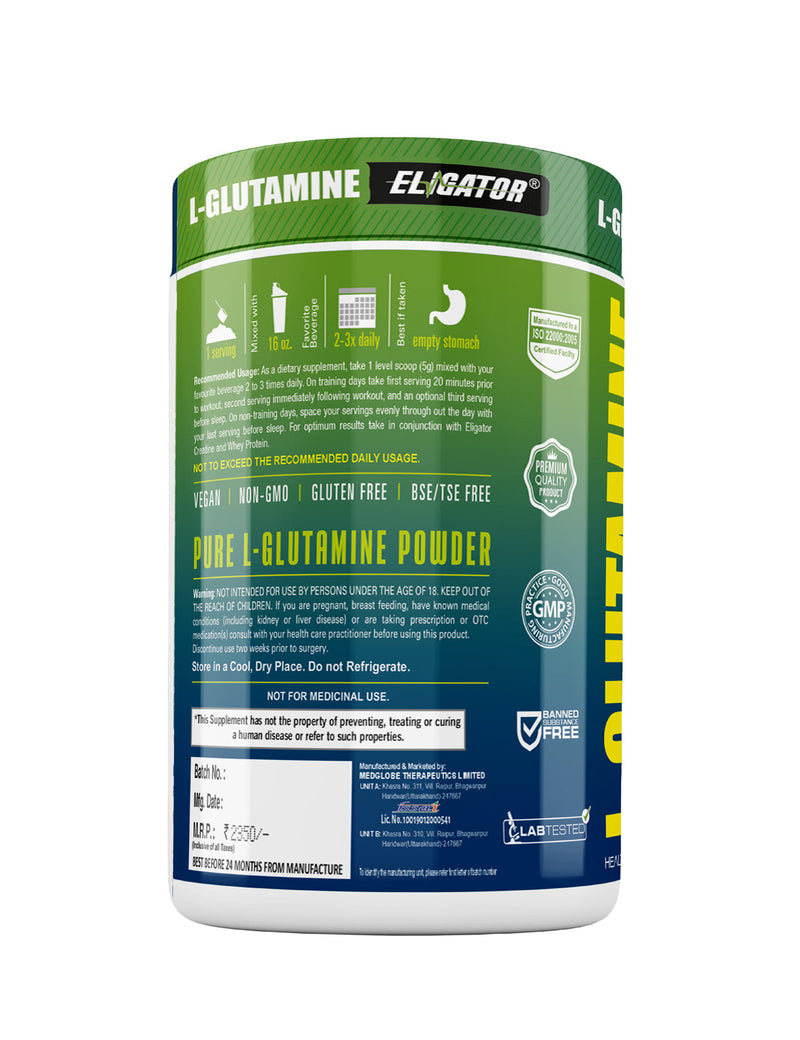 Load image into Gallery viewer, Eligator Glutamine - 300g (50 Servings)