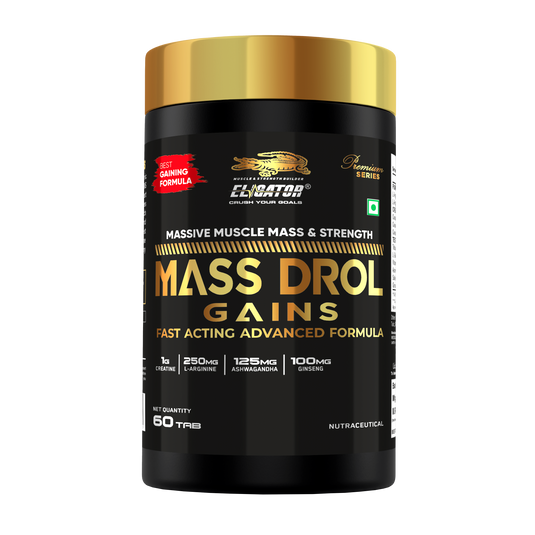 Premium Series Mass Drol Gains - 60 Tablets (30 Servings)
