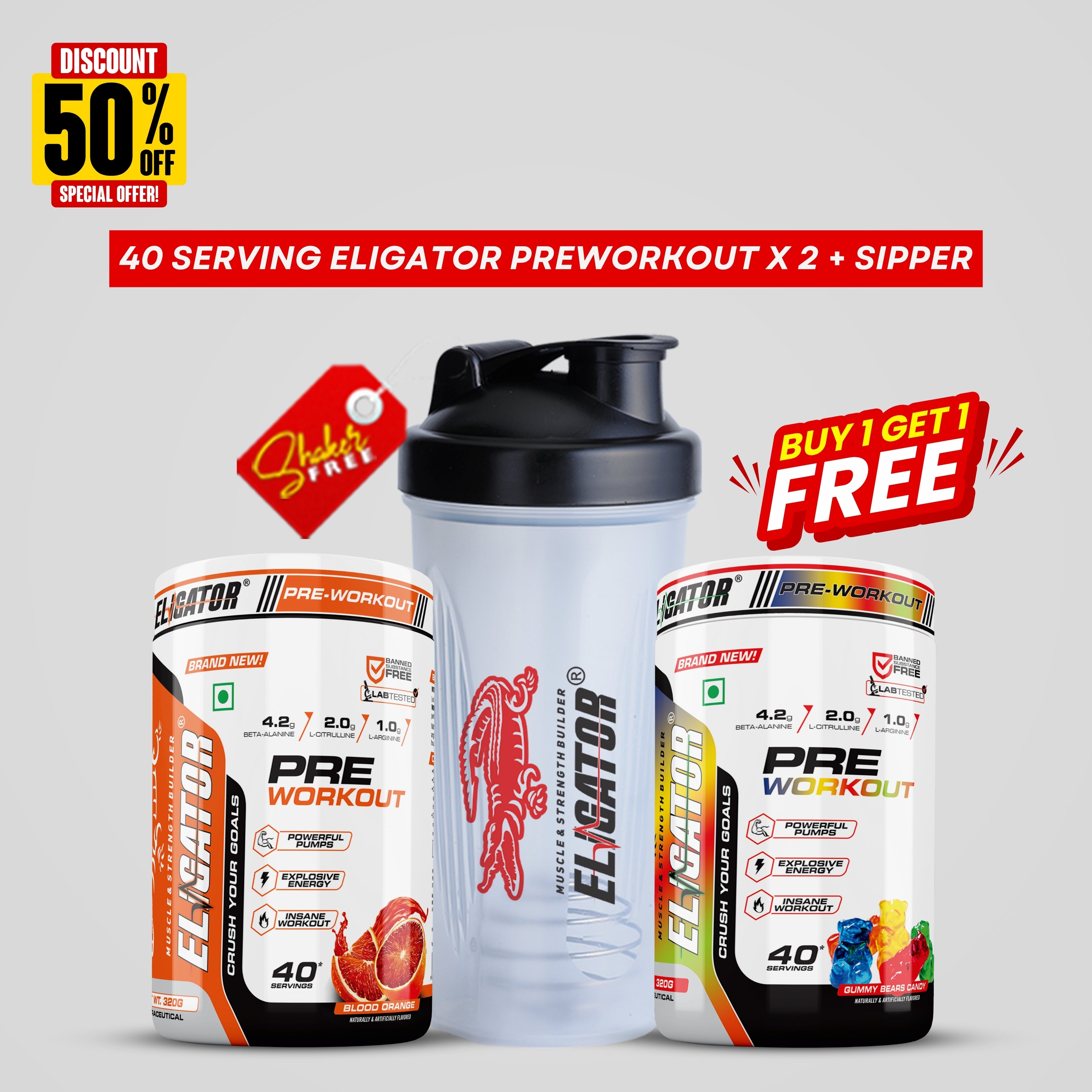 Eligator Pre Workout Supplement for Fitness Enthusiasts