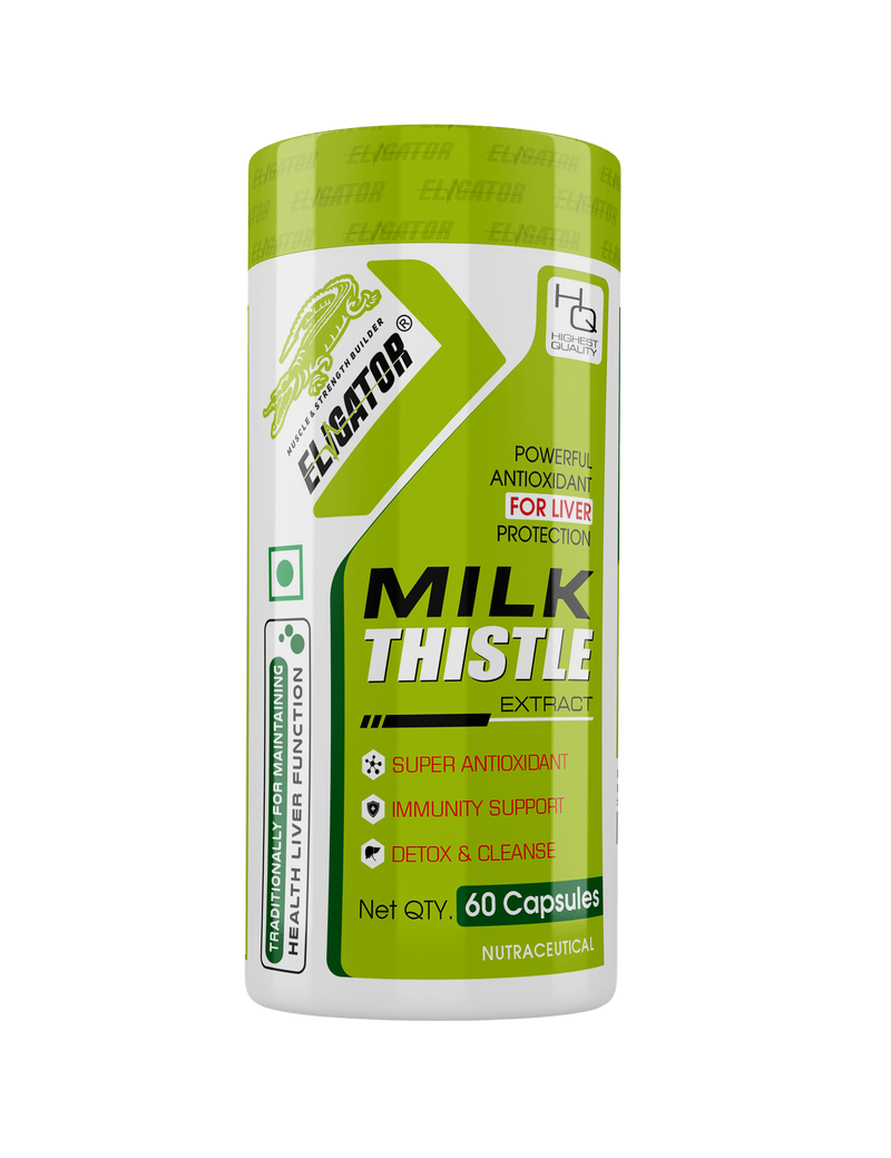 Load image into Gallery viewer, Eligator Anabolic Gainer 2lbs +Eligator Creatine Monohydrate Unflavoured 100g + Eligator Milk Thistle 60 Capsules.