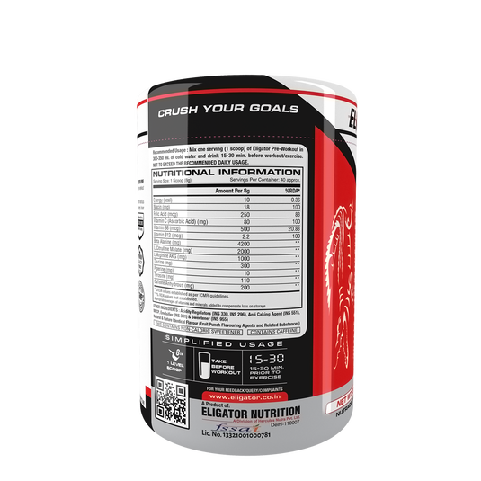 Eligator Pre Workout 40 Servings