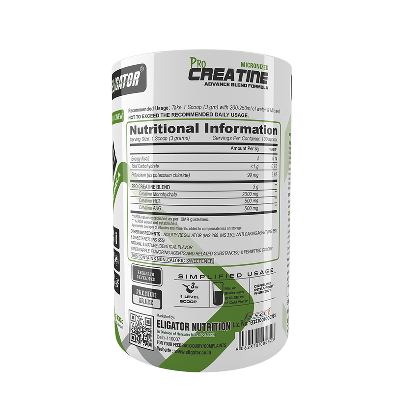 Load image into Gallery viewer, Eligator Pro Micronized Creatine Powder (100 Servings)