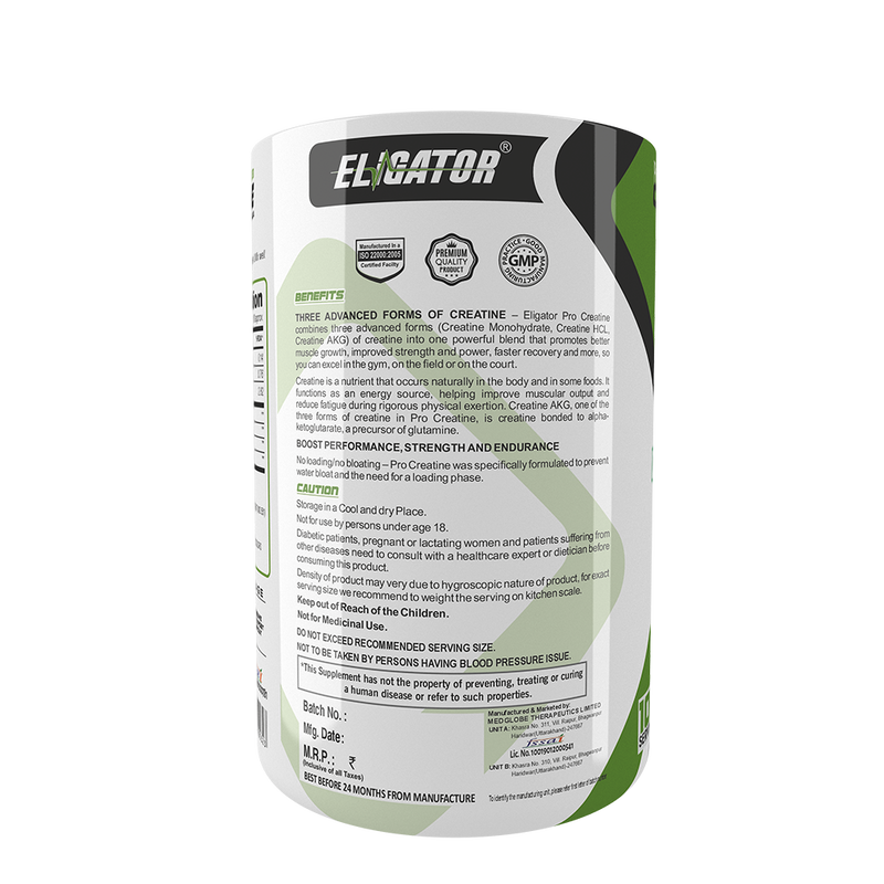 Load image into Gallery viewer, Eligator Pro Micronized Creatine Powder (100 Servings)