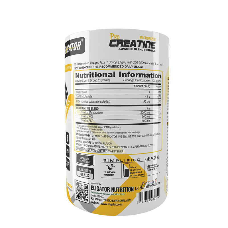 Load image into Gallery viewer, Eligator Pro Micronized Creatine Powder (100 Servings)