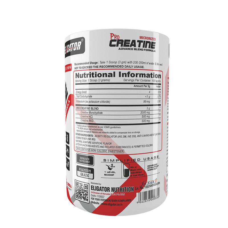 Load image into Gallery viewer, Eligator Pro Micronized Creatine Powder (100 Servings)