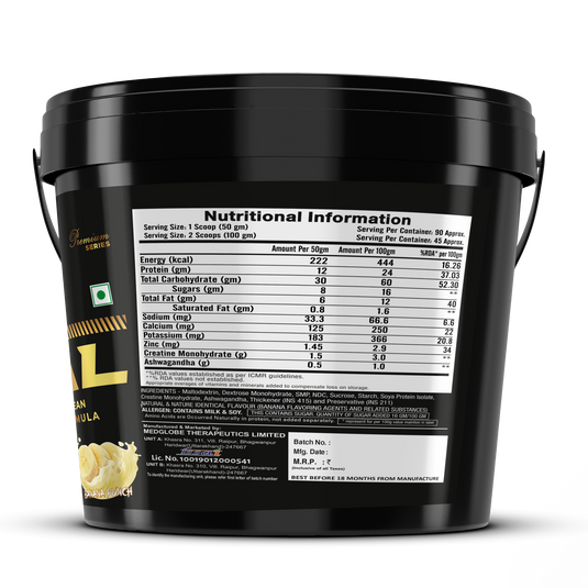 Premium Series Real Mass Gainer - 4.5kg (10lbs)
