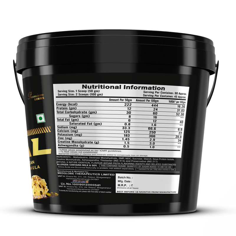 Load image into Gallery viewer, Premium Series Real Mass Gainer - 4.5kg (10lbs)