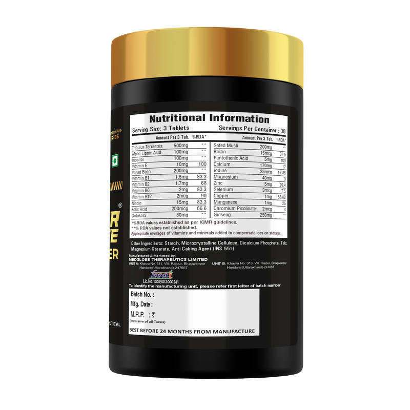 Load image into Gallery viewer, Premium Series Super Charge Testo Booster - 90 Tablets (30 Servings)
