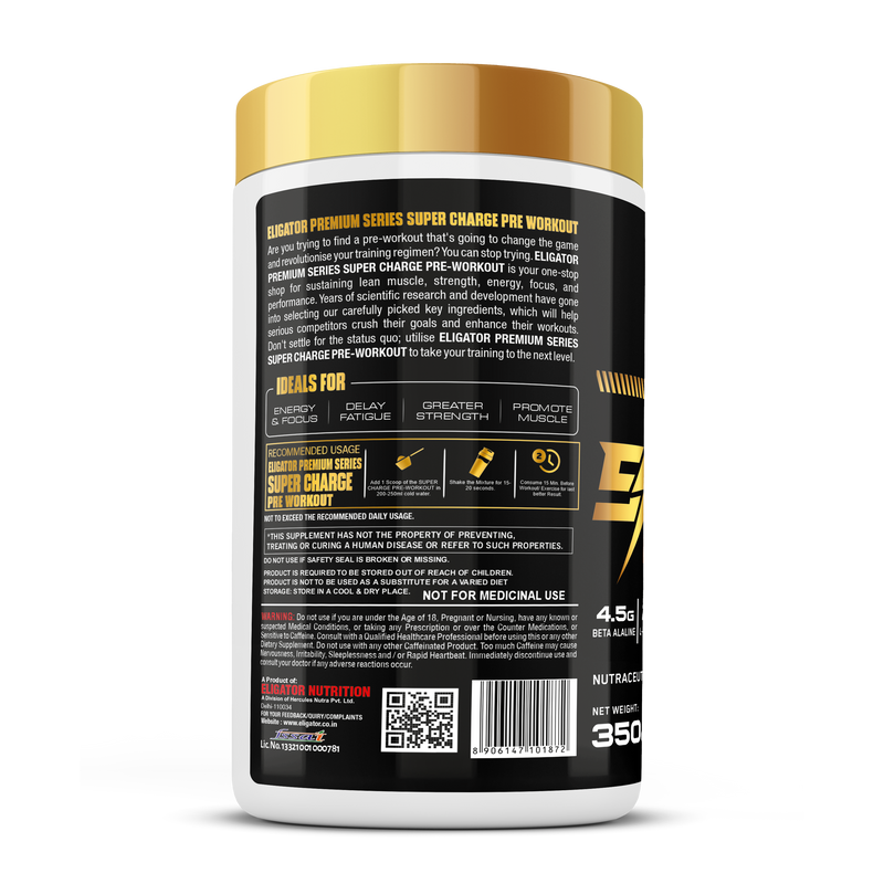 Load image into Gallery viewer, Premium Series Super Charge Pre-Workout - 350g (35 Servings)