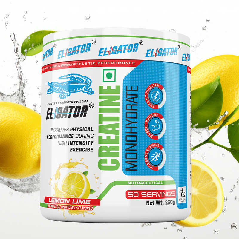 Load image into Gallery viewer, Eligator High Protein Weight Gainer 2.7Kg (6lbs) with Free Creatine Monohydrate 250gm
