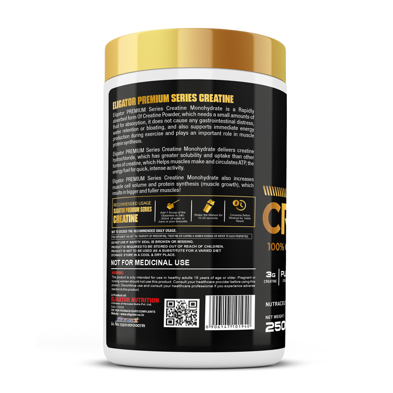Load image into Gallery viewer, Premium Series Creatine Monohydrate - 250g (83 Servings) Unflavoured