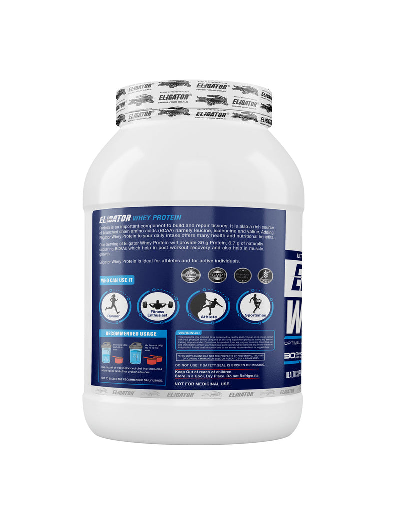 Load image into Gallery viewer, Eligator Whey Protein 2Kg with Pre-Workout - 40 Servings