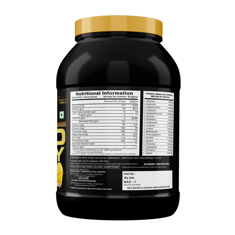 Load image into Gallery viewer, Premium Series Gold Whey - Whey Protein Concentrate - 2kg