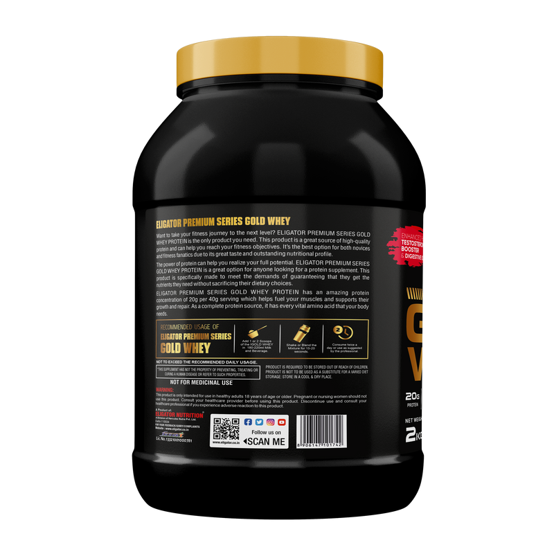 Load image into Gallery viewer, Premium Series Gold Whey - Whey Protein Concentrate - 2kg