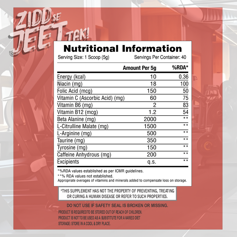 Load image into Gallery viewer, Eligator Mental Pre-Workout (200g) – 40 Servings