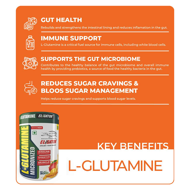Load image into Gallery viewer, Eligator Glutamine - 300g (50 Servings)