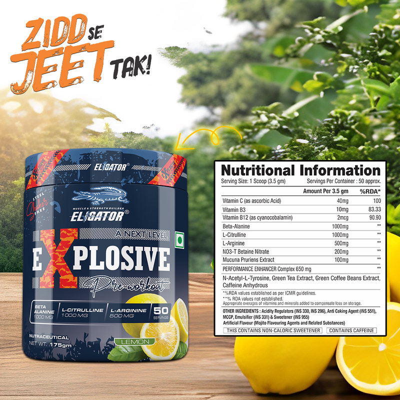 Load image into Gallery viewer, Eligator Explosive Pre Workout | 50 Servings