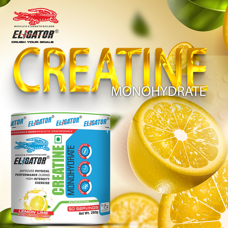 Load image into Gallery viewer, Eligator High Protein Weight Gainer 2.7Kg (6lbs) with Free Creatine Monohydrate 250gm