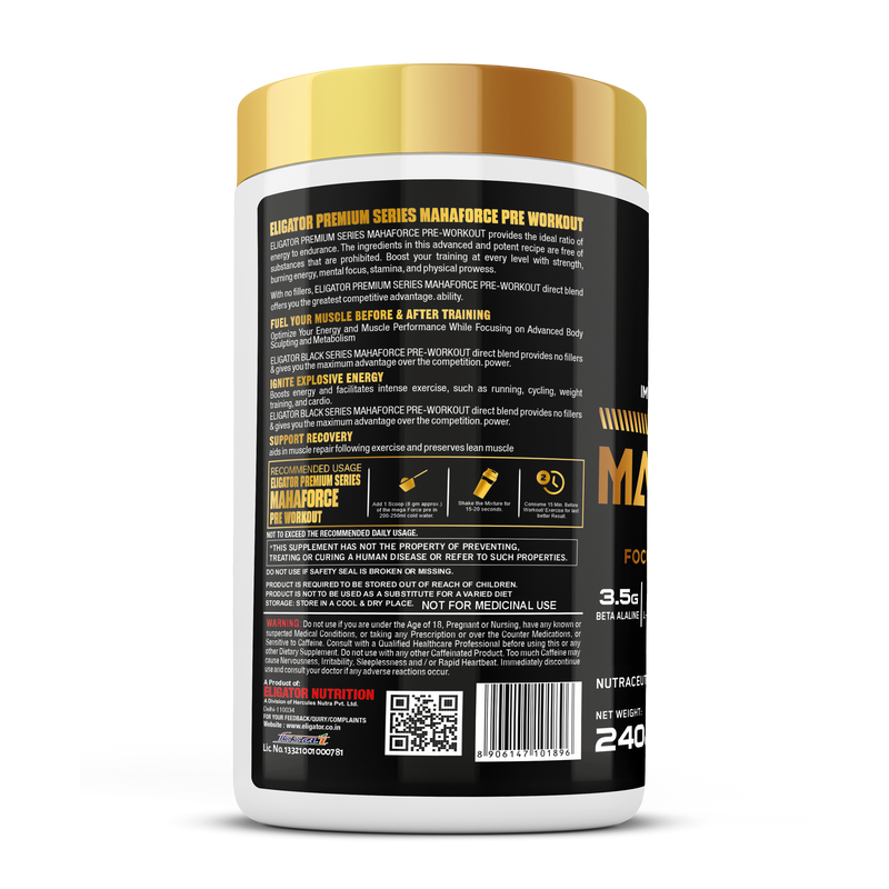 Load image into Gallery viewer, Premium Series Mahaforce Pre-Workout - 240gm (30 Servings)