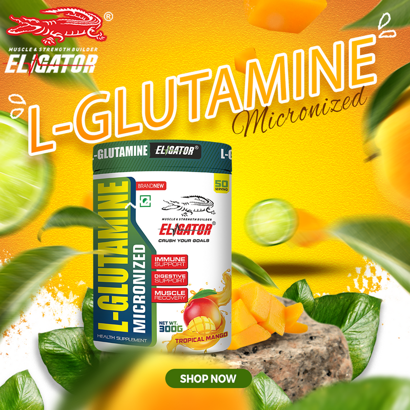 Load image into Gallery viewer, Eligator Glutamine - 300g (50 Servings)