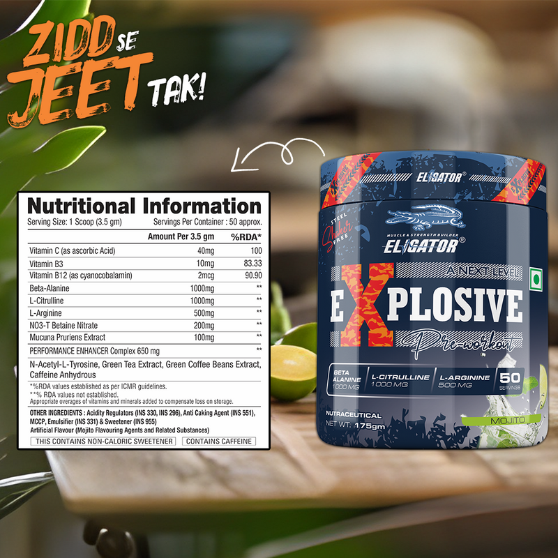 Load image into Gallery viewer, Eligator Explosive Pre Workout | 50 Servings