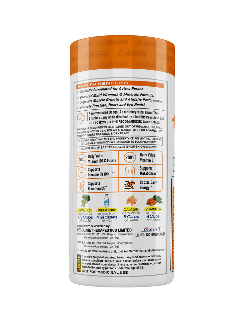 Load image into Gallery viewer, Eligator Daily Multi vitamins & Minerals (60 Tablets)