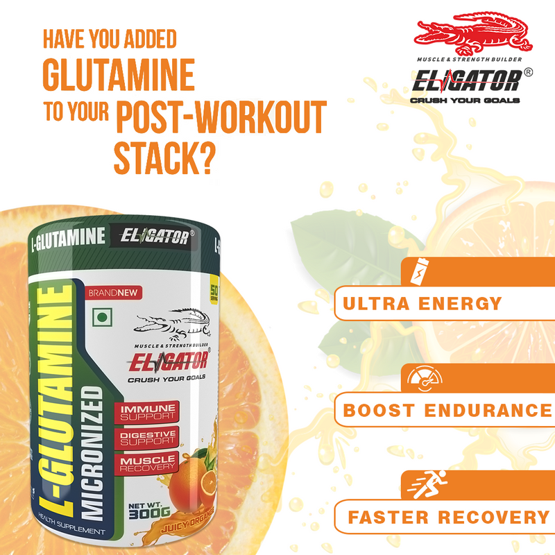 Load image into Gallery viewer, Eligator Glutamine - 300g (50 Servings)