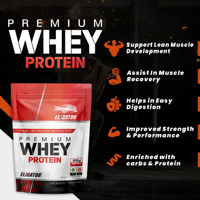 Load image into Gallery viewer, Eligator Premium Whey Protein 900g (2lbs)