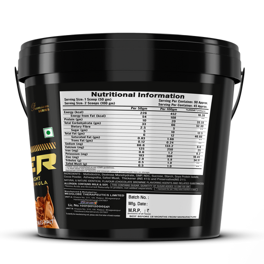 Premium Series Super Mass Gainer - 4.5kg (10lbs)