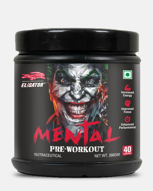 Eligator Mental Pre-Workout (200g) – 40 Servings